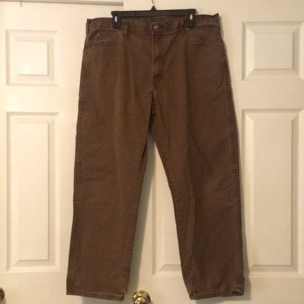 Dickies brown work pants 38x30